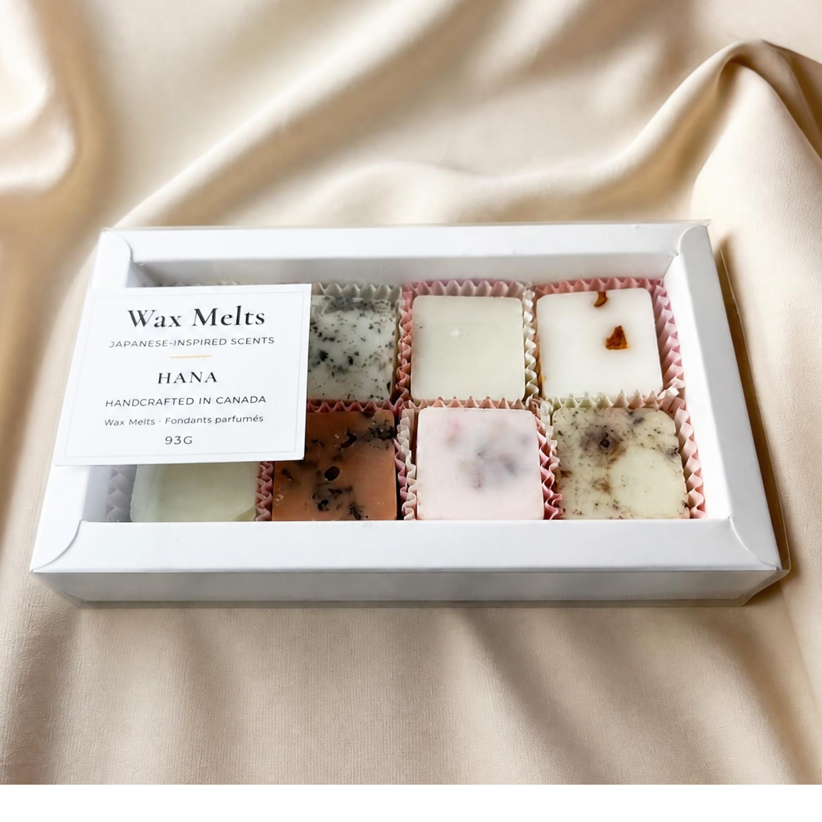 Wax Melt Collection gift box, eight Japanese soy wax melts