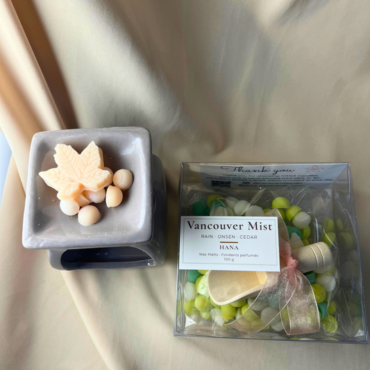 Vancouver Mist Soy Wax Melts Box | Cedar & Rain, 100% Soy