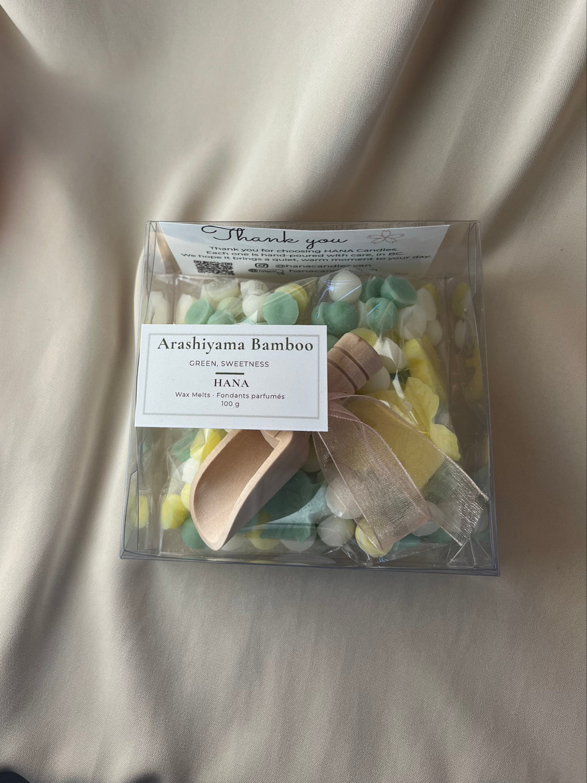 Arashiyama Bamboo Soy Wax Melts Box | Green Bamboo, 100% Soy