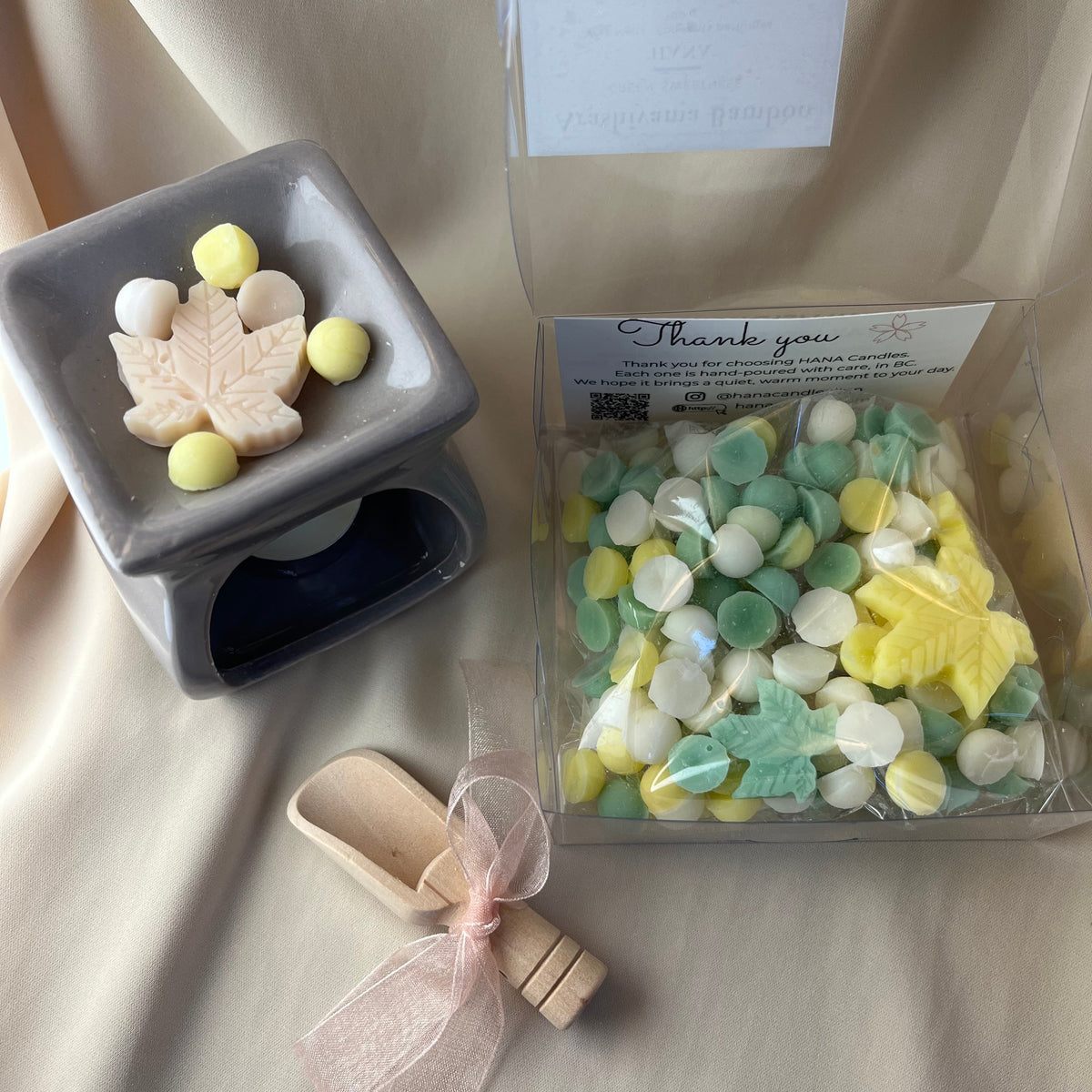 Arashiyama Bamboo Soy Wax Melts Box | Green Bamboo, 100% Soy