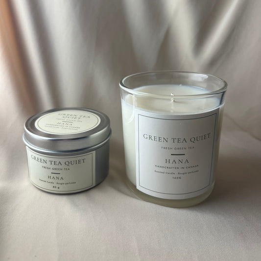Green Tea Quiet Japanese Soy Candle | Fresh Green Tea