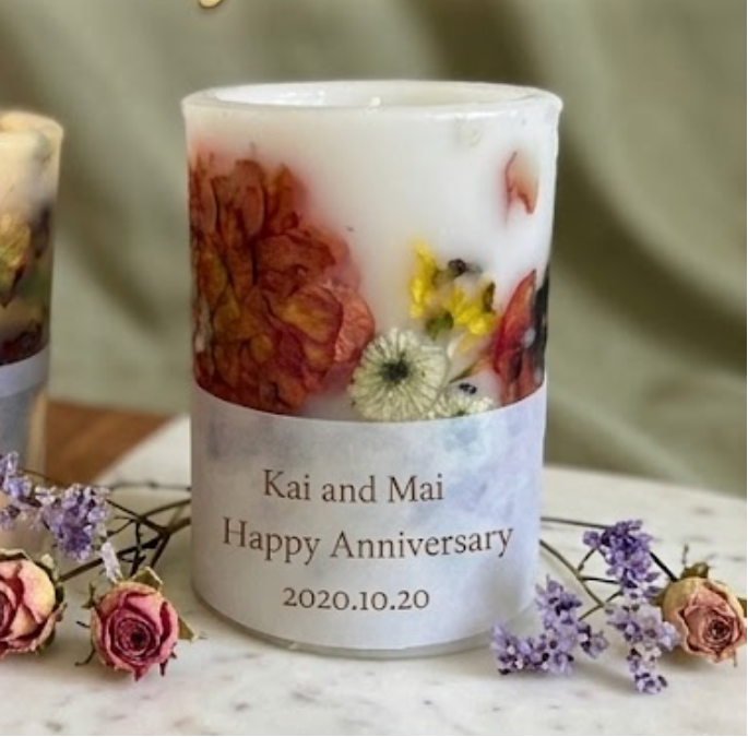 Botanical Keepsake Candles, Set of 2 (Made to Order)