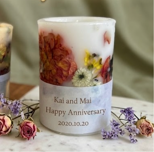 Botanical Keepsake Candles, Set of 2 (Made to Order)