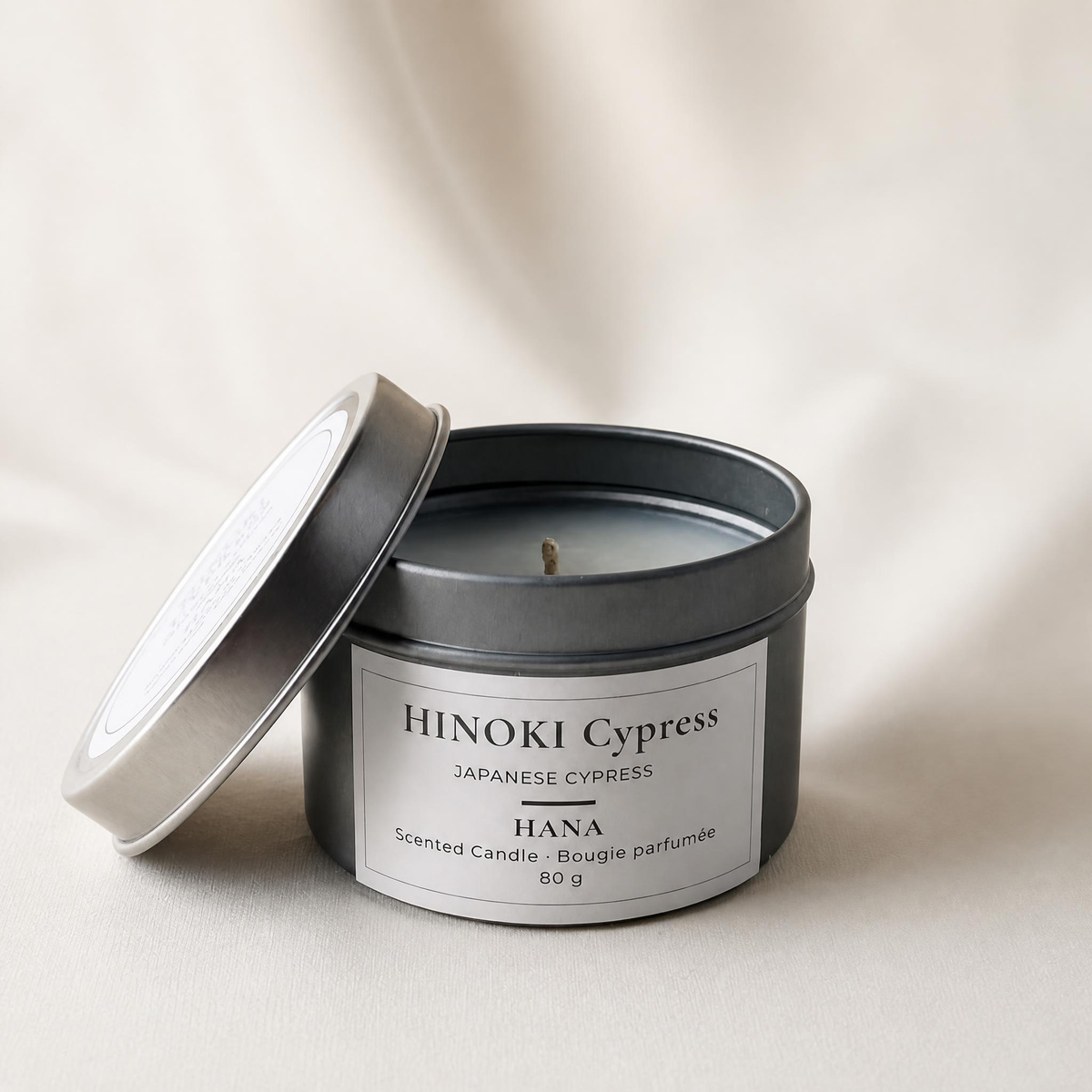 Hinoki Cypress Japanese Soy Candle | Spa Wood Scent