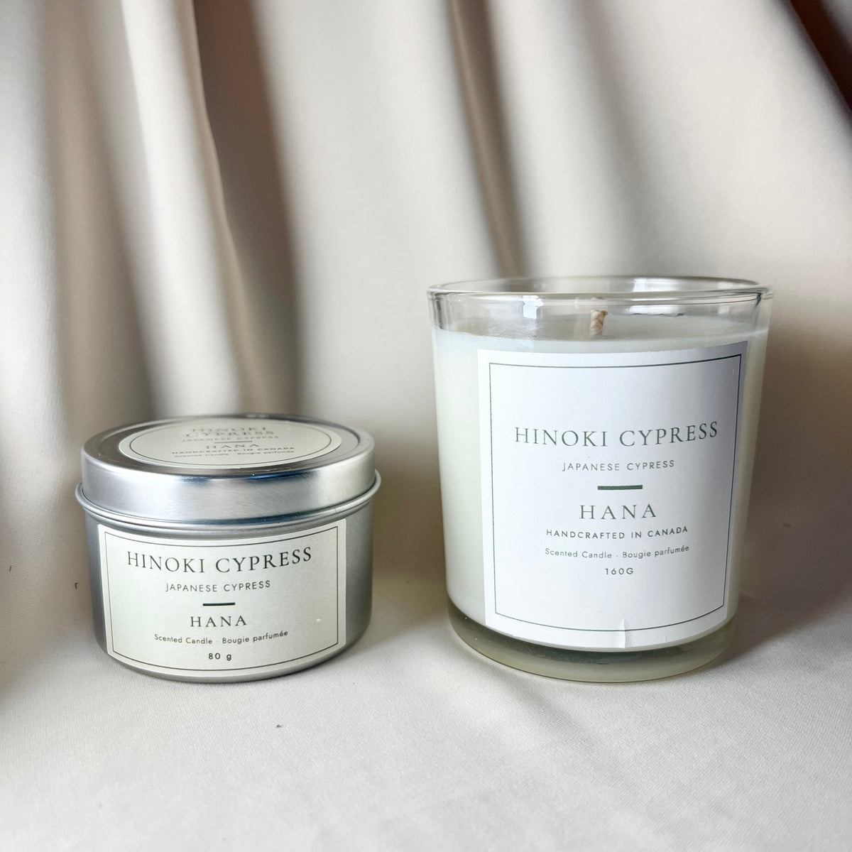 Hinoki Cypress Japanese Soy Candle | Spa Wood Scent