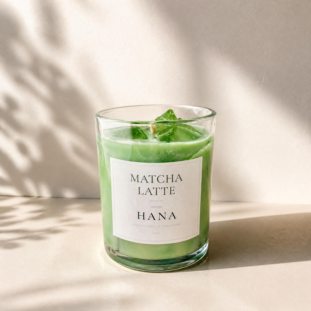 Matcha Latte Candle | Iced Matcha Japanese Dessert Candle