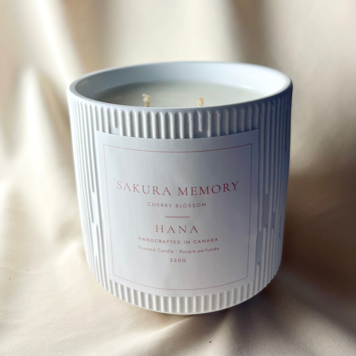 Sakura Memory Ceramic Soy Candle | Cherry Blossom, 320g
