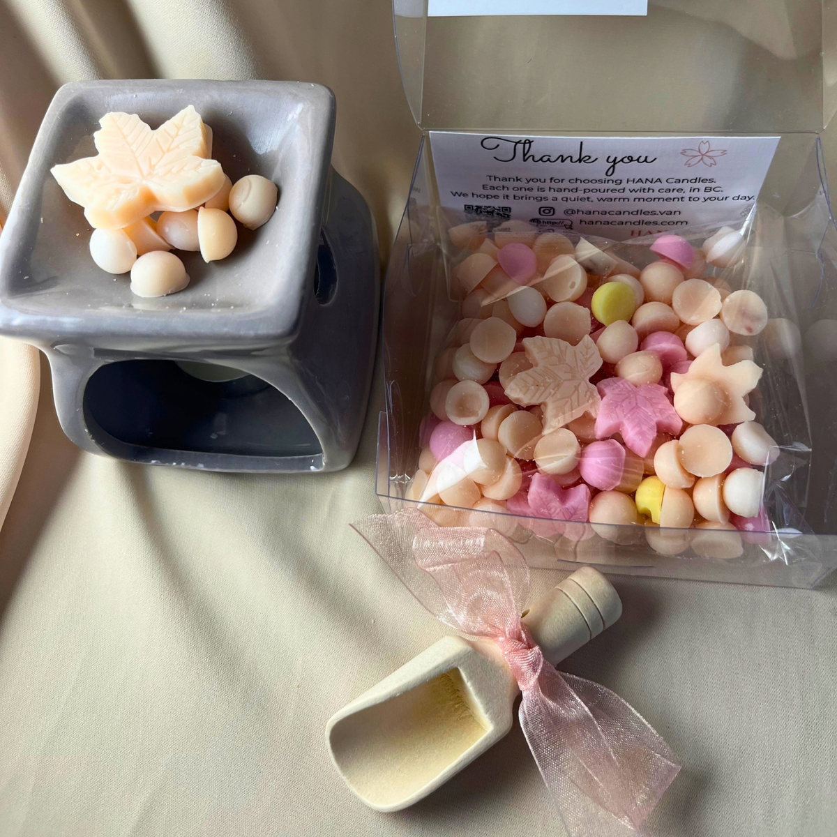 Sakura Memory Soy Wax Melts Box | Cherry Blossom, 100% Soy